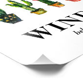 Impression Photo Bar à vin Fiesta Cactus Fête des mariées (Coin)