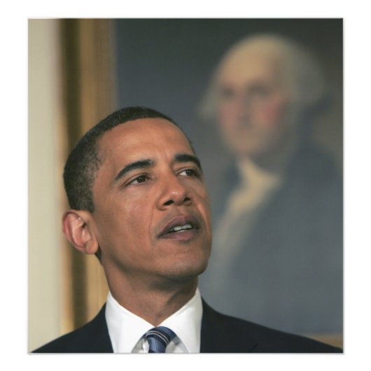 Impression Photo Barack Obama annonce son intention de nommer (Devant)