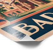 Impression Photo Barcelone Espagne vintage (Coin)