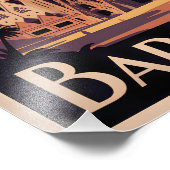 Impression Photo Barcelone Espagne vintage (Coin)