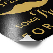 Impression Photo Barre à sucré OR & NOIR, barre douce, SIGNE DE FÊT (Coin)