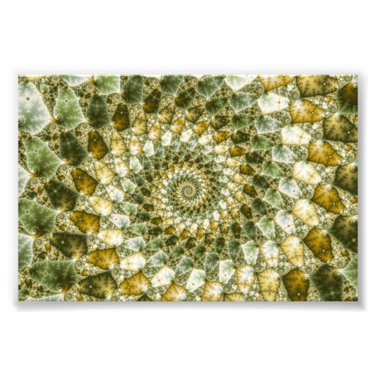 Impression Photo Barres marbrées - Mandelbrot Art (Devant)