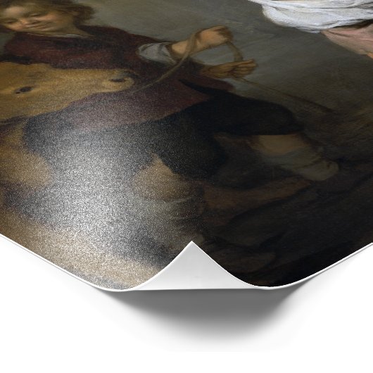 Impression Photo Bartolome Esteban Murillo-Retour du prodigue (Coin)