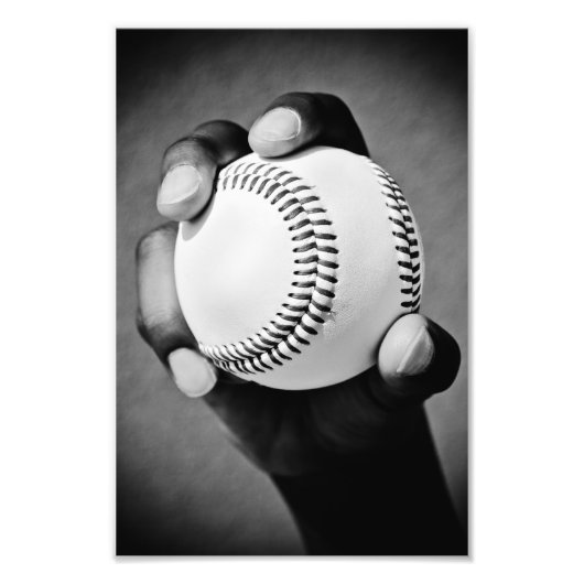 Impression Photo baseball en main (Devant)