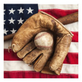 Impression Photo Baseball vintage (Devant)