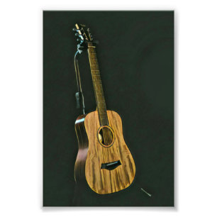 Impression Photo Basse guitariste cadeau