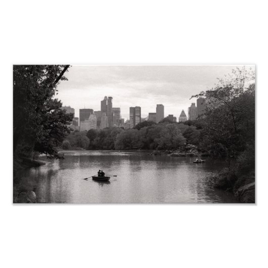 Impression Photo Bateau à Central Park NYC (Imprimer) (Devant)