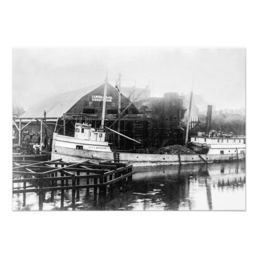 Impression Photo Bateau à chaland des Grands Lacs George C. Markham (Devant)