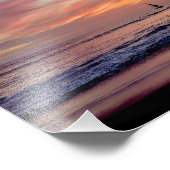 Impression Photo Bateau à Sunset - Venice Beach, CA (Coin)
