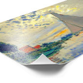 Impression Photo Bateau Monet au Petit-Gennevilliers (Coin)