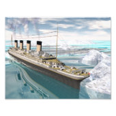 Impression Photo Bateau Titanic - rendu 3D (Devant)