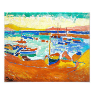 Impression Photo Bateaux à Collioure Andre Derain