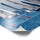 Impression Photo Bateaux à voiles - Marina Del Rey, CA (Coin)