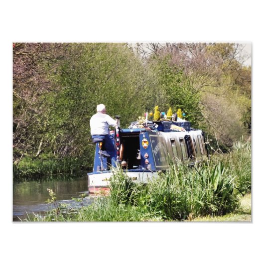 IMPRESSION PHOTO BATEAUX DE CANAL (Devant)