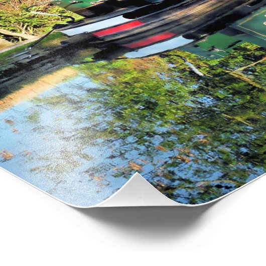 IMPRESSION PHOTO BATEAUX DE CANAL (Coin)