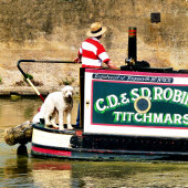 IMPRESSION PHOTO BATEAUX DE CANAL