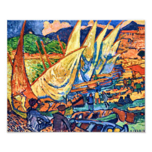 Impression Photo Bateaux de pêche, Collioure   Andre Derain  