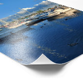 Impression Photo Bateaux sur le lac Ontario et les nuages (Coin)