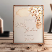 Impression Photo Bear Balloons Devinez Combien De Grahams - Signe