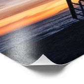 Impression Photo Beau coucher de soleil - Marina Del Rey, CA (Coin)