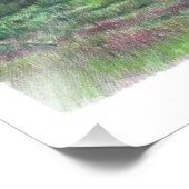 Impression Photo Beau Paysage Art Arbres Pink Sky Night (Coin)