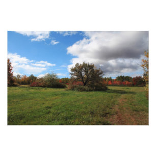 Impression Photo Beau paysage de campagne agricole Nouvelle-Écosse