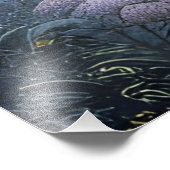 Impression Photo Beau paysage moderne d'hiver de neige (Coin)