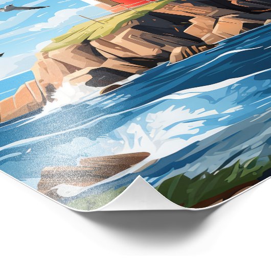 Impression Photo Beau phare (Coin)