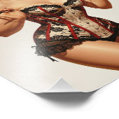 Impression Photo Beauté des épingles rétro 50's (Coin)