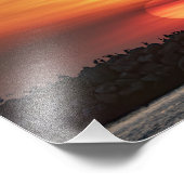 Impression Photo Beautiful Sunset Colors - Marina Del Rey, CA (Coin)