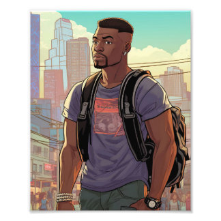 Impression Photo Beaux hommes noirs