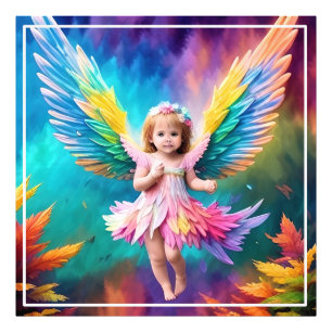 Impression Photo Bébé Bébé Ange ailes Art-38424