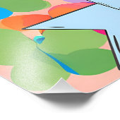 Impression Photo Bébé mignon Unicorn Butterfly Nom personnalisé (Coin)