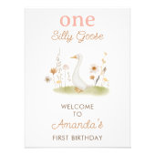 Impression Photo Beige Rustique Silly Goose 1ère Affiche de bienven (Devant)