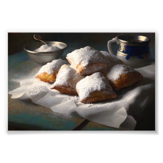 Impression Photo Beignets de la Nouvelle-Orléans, NOLA (Devant)