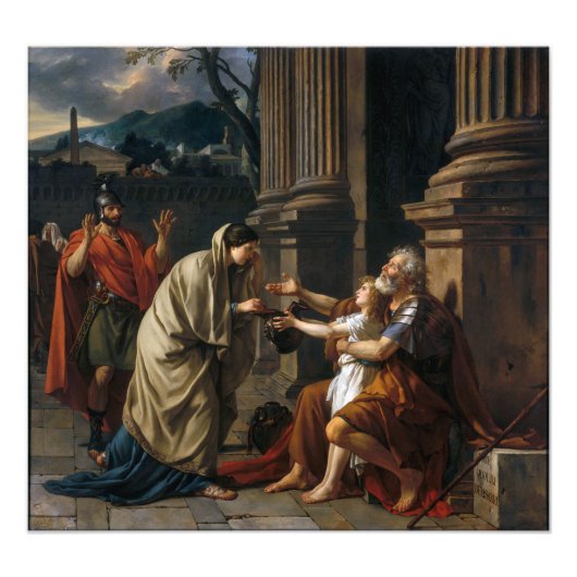 Impression Photo Belisarius par Jacques Louis David (Devant)