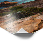 Impression Photo Belle baie isolée de Paradise, Ouest de l'Australi (Coin)