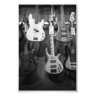 Impression Photo Belle Basse Guitare
