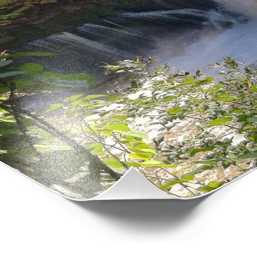 Impression Photo Belle cascade estivale (Coin)