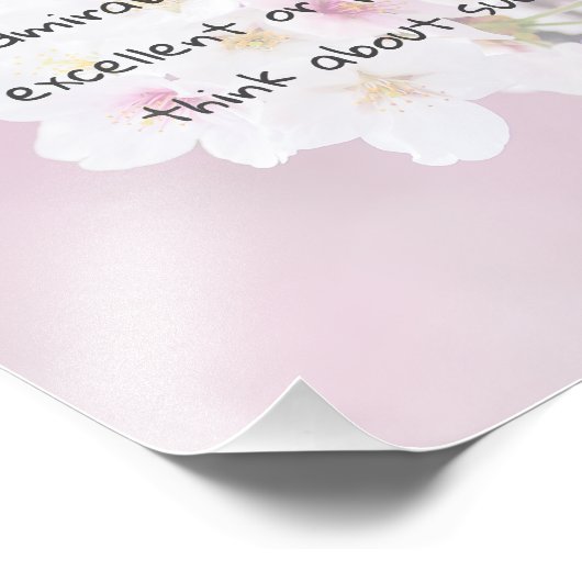 Impression Photo Belle Écriture Bible Verse Citation (Coin)