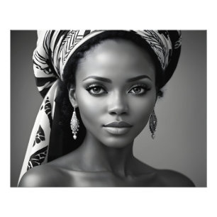 Impression Photo Belle femme africaine