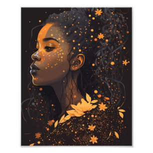 Impression Photo Belle fille noire
