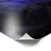 Impression Photo Belle floraison de crocus bleu pourpre (Coin)