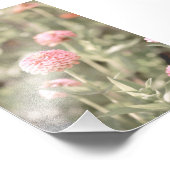 Impression Photo Belle florale Fleur Rose Clair (Coin)