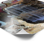 Impression Photo Belle nature cascade scène (Coin)