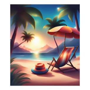 Impression Photo belle plage