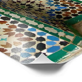 Impression Photo Belle Porte à Ben Youssef - Marrakech, Maroc (Coin)