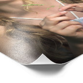 Impression Photo Belle Satin Simple Girl Premium (Coin)