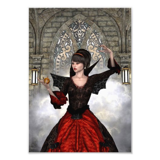 Impression Photo Belle sorcière (Devant)