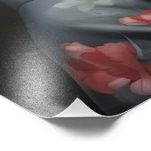 Impression Photo Belles fleurs de Geisha (Coin)